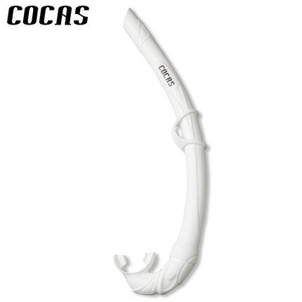 COCAS自由潜浮潜湿式呼吸管呼吸器潜水管全硅胶呼吸软管潜水湿管