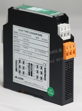 台湾铨盛ADTEK直流信号变送器AT-VA1-DVB-4N-ADH, 0-60MV转0-10V