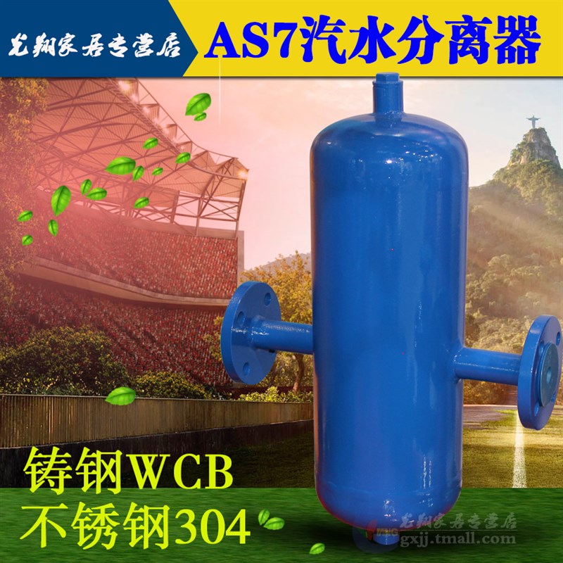 AS7-16C AS7-16P 铸钢 不锈钢 挡板式汽水分离器 分离蒸汽和空气