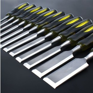 整体穿心柄木工凿套装铬钒钢平凿扁凿扁铲凿刀木凿木工工具木凿子