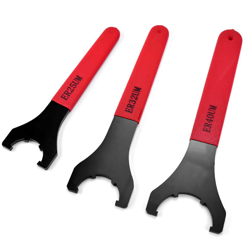 ER扳手ER8ER11 16 20 w25C32UM刀柄螺帽钻夹头月牙勾头APU扳手