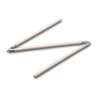 三截棍白蜡杆木质不锈钢防身梢子棍连枷棍表演盘龙棍武术棍三节棍