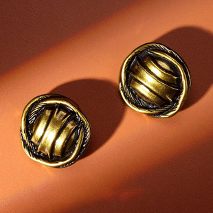 圆形金属纽扣男女衣服外套大衣复古钮扣百搭西装 毛衣高级纽扣配件