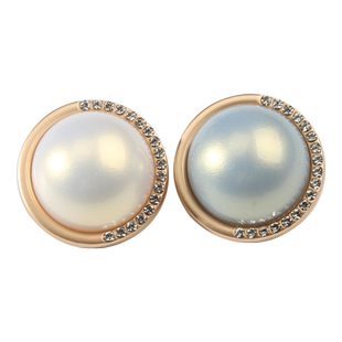 珍珠扣子女衣服毛呢大衣羊绒外套纽扣百搭毛衣小香风高档圆形钮扣