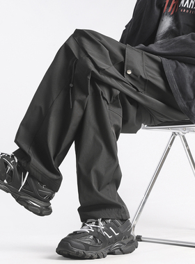 WAALEVANA三防软壳冲锋裤美式复古机能工装裤户外徒步登山伞兵裤