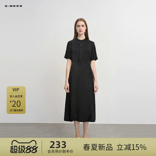 泡泡袖 复古盘扣 风琴褶