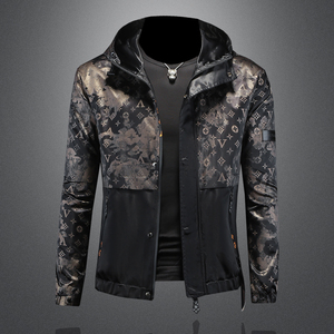 2025秋冬新款 男士连帽夹克 钱塘6026-JK88001-P195 （镂空图）图片