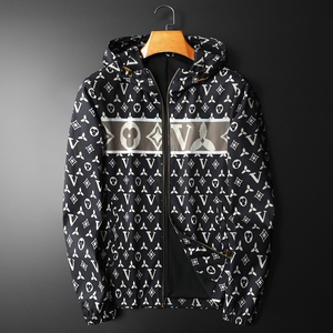 2024年春季新款 男士休闲连帽印花夹克 M-5XL 9025-P175图片