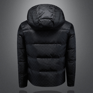 2025冬装新款连帽羽绒服男 M-5XL 钱塘6026-Y9020-P300 （镂空图图片