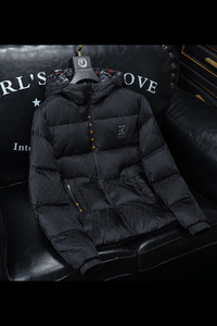 2025冬装新款连帽羽绒服男 M-5XL 钱塘6026-Y9017-P300 （大货款图片
