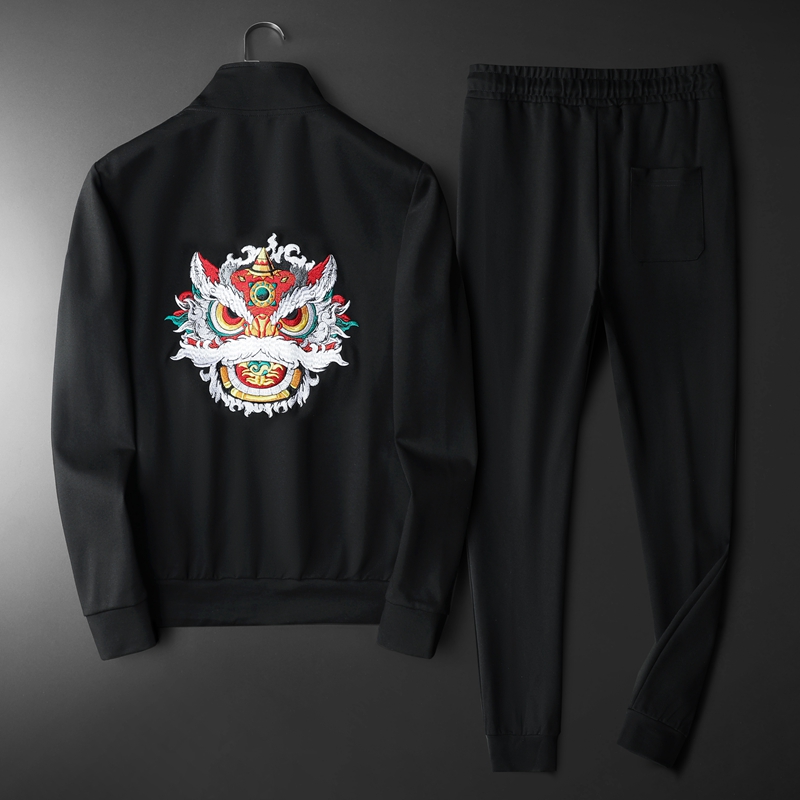 2024年春装新款男士运动休闲套装钱塘2020-6007-P250，男装休闲套装，钱塘6026