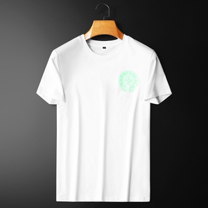 2024年新款 双丝光棉短袖T恤 8816-P80 M-5XL 黑色图片