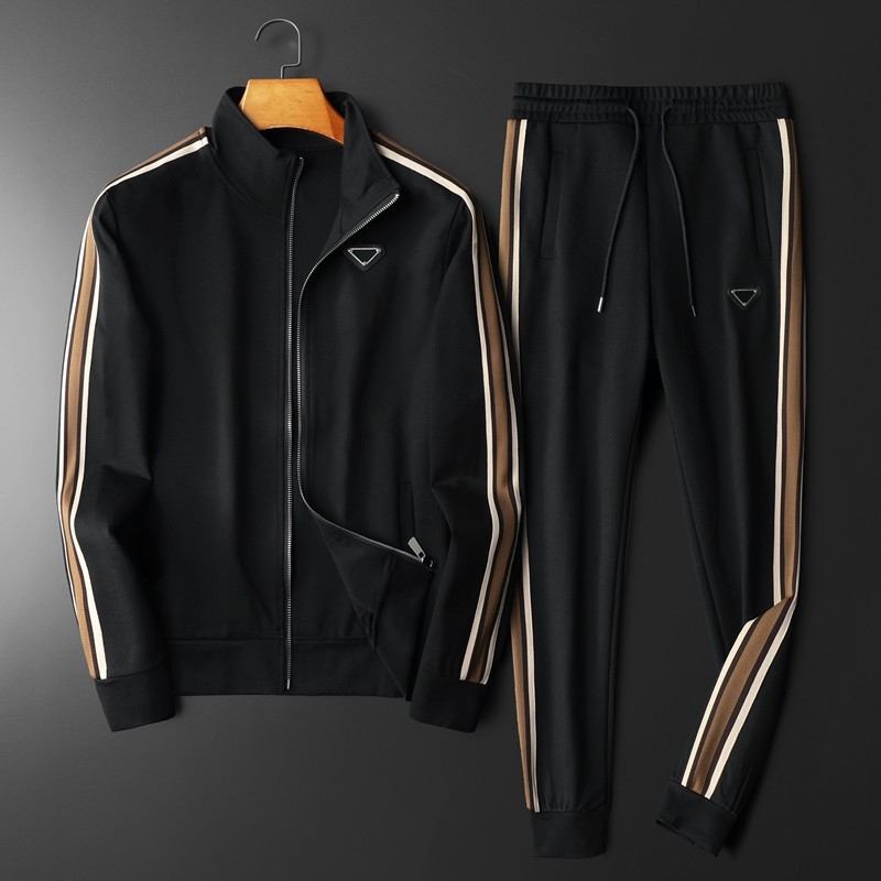 2024年春装新款男士运动休闲套装钱塘2020-6020-P250，男装休闲套装，钱塘6026