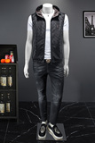 2024春装男士连帽马甲背心M-5XL9007-P140（镂空图），男装背心/马甲，钱塘6026
