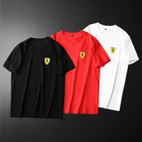 2025年新款双丝光棉短袖T恤男6632-P80M-5XL白色，男装T恤，钱塘6026