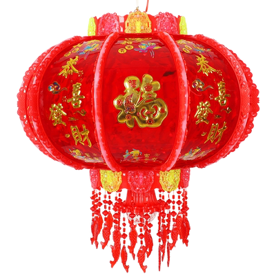 水晶旋转灯笼灯吊灯中国风