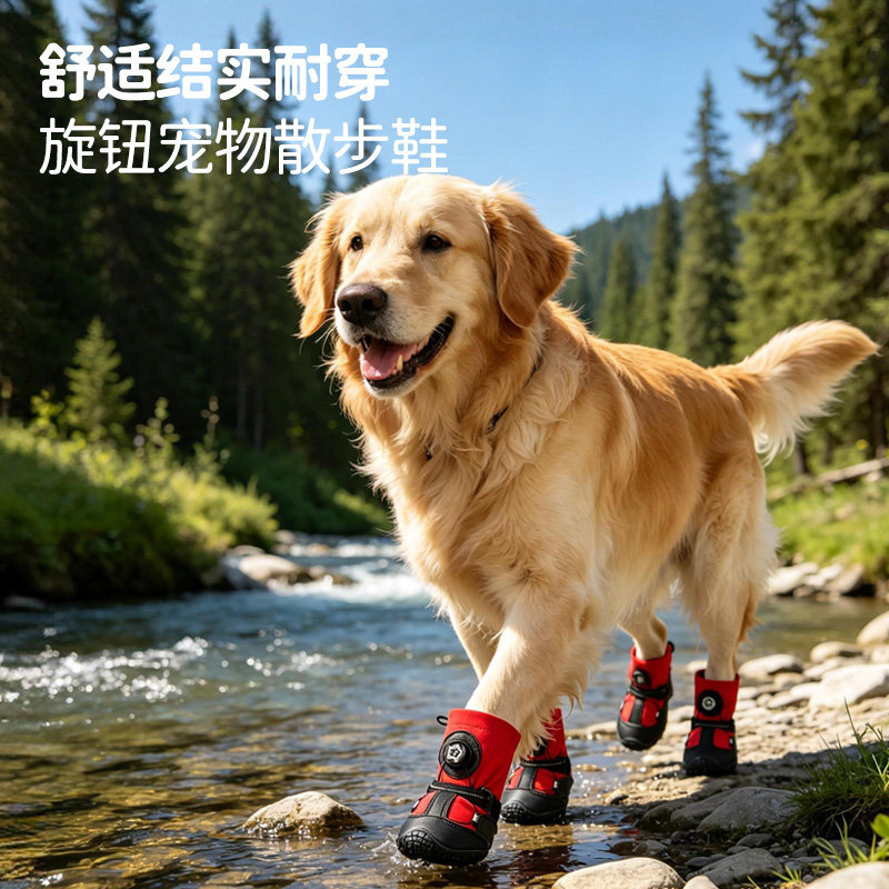 华创比熊夏季防水防滑软底雨鞋