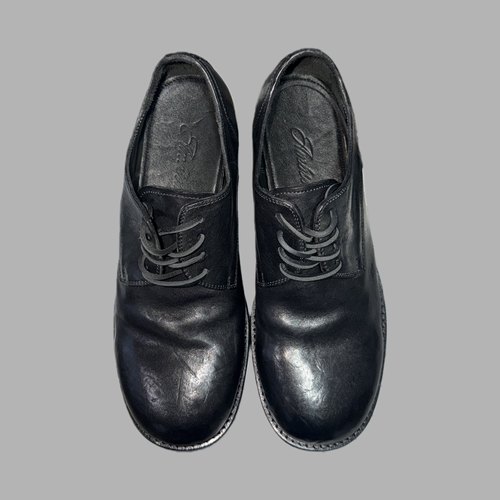 「首发价3开」AMBSOM进口水洗A级马皮固特异皮鞋真皮德比鞋992