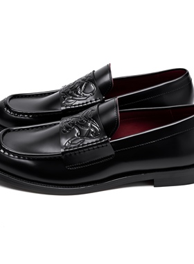 AMBSOM VAMPIRE LOAFER 吸血鬼乐福皮鞋 头层牛皮 血色羊皮內衬