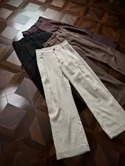 AMBSOM 70% Premium Linen A-Line Trousers with Pleated Tailoring and Fully Bound Seams – Luxury Refined