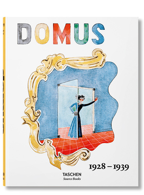 【现货】TASCHEN domus 1928–1939，多莫斯设计 1928–1939室内装饰建筑设计记录塔森进口原版图书