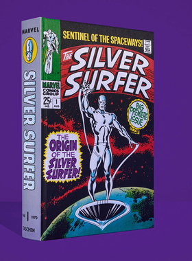 【现货】TASCHEN限量版漫威漫画图书馆：银影侠 1968–1970 MARVEL COMICS LIBRARY. SILVER SURFER. 英文艺术画册画集
