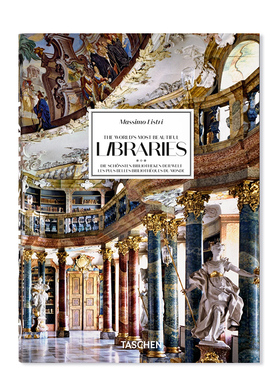 【现货】TASCHEN塔森 [45周年]Massimo Listri. The World’s Most Beautiful Libraries，马西莫·利斯特里：世界上美丽的图书馆