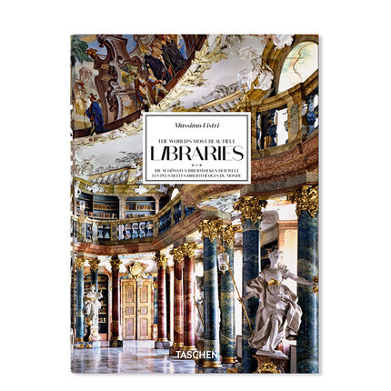 【现货】TASCHEN塔森 [45周年]Massimo Listri. The World’s Most Beautiful Libraries，马西莫·利斯特里：世界上美丽的图书馆