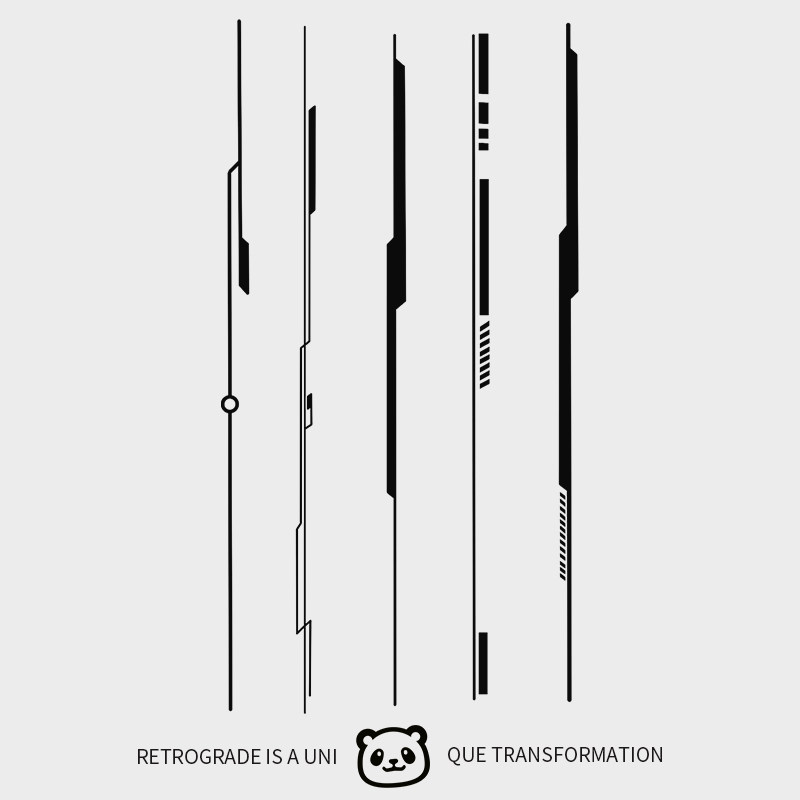 xm&xp 直线虾线草本纹身贴防水男持久手臂刺青果汁简约半永久仿真