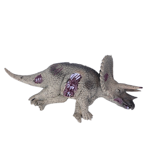 仿真侏罗纪食肉牛龙恐龙玩具动物模型三角龙尸体剑龙健龙男孩礼物