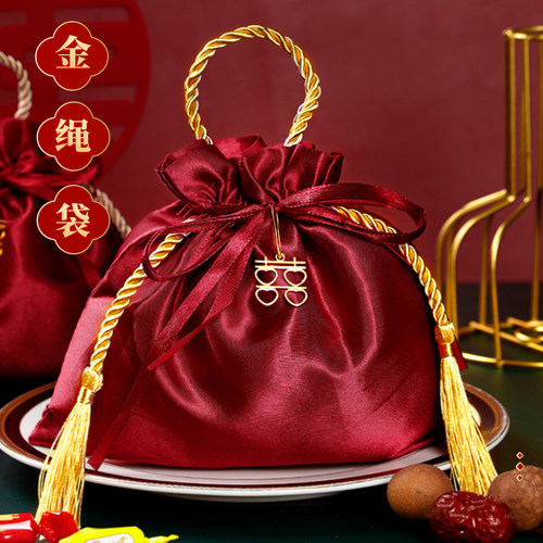 【官方推荐】喜糖袋布袋结婚专用