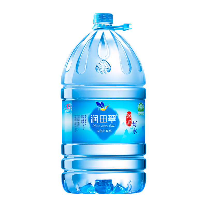 润田翠天然矿泉水饮用水12L*2桶包邮偏硅酸大桶装泡茶好水特价,咖啡/麦片/冲饮,饮用天然矿泉水/饮用天然水,淘宝优惠券,粉丝福利购,淘宝优惠卷