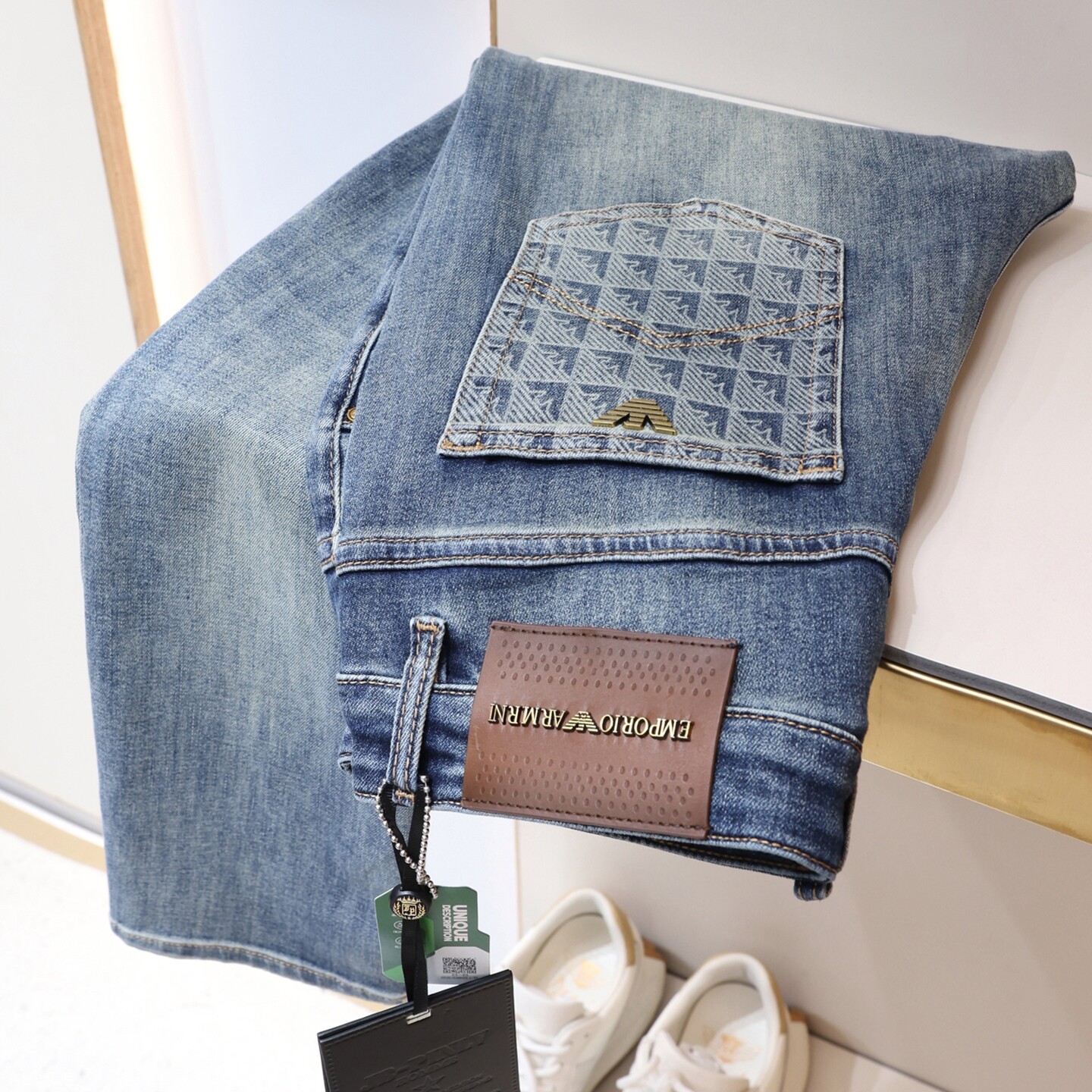 2026年新款男士浅蓝色修身九分牛仔裤春夏薄款小直筒弹力休闲裤子