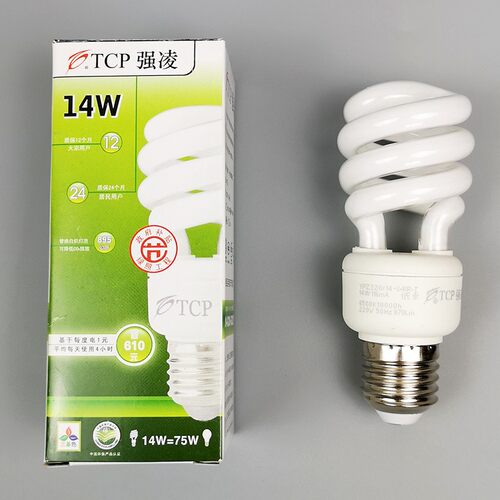 强凌TCP节能灯螺旋型白光e27螺口