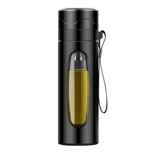 玻璃杯茶水分离泡茶杯男士防摔耐热双层杯子大容量个人专用喝水杯