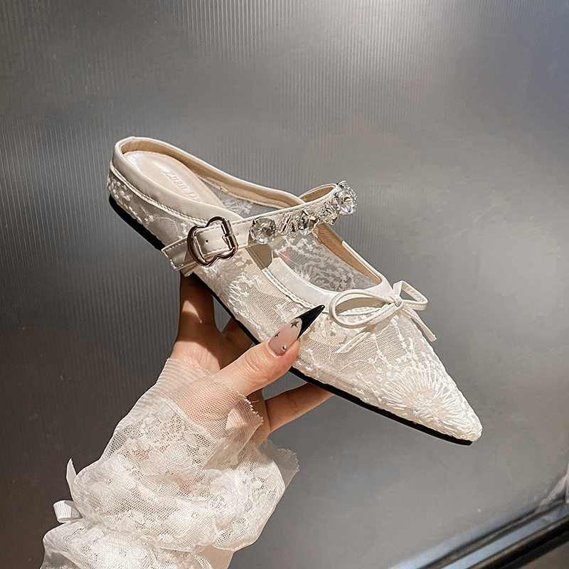 内增高包头半拖鞋女外穿2026年新款法式小香风懒人穆勒鞋大码女鞋,女鞋,穆勒鞋,淘宝优惠券,粉丝福利购,淘宝优惠卷