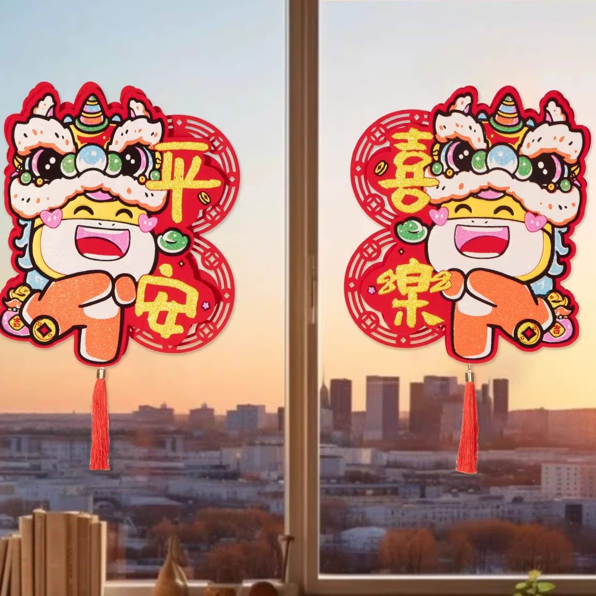 2026马年春节过年福字贴自粘绒布对贴新年立体大门门贴春节装饰,节庆用品/礼品,喜字/剪纸/贴纸,淘宝优惠券,粉丝福利购,淘宝优惠卷