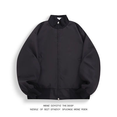 MEMZ美式高街cleanfit廓形飞行员夹克男女春秋款vibe风短款上衣外