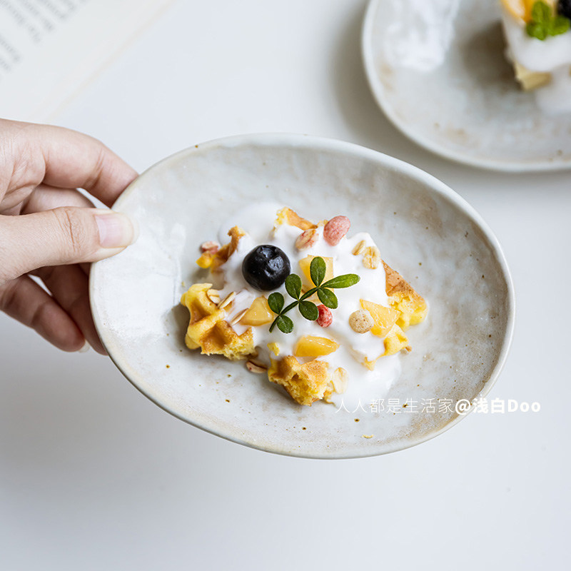 椭圆形盘子陶瓷碟子5.5英寸碟火锅蘸料碟小吃碟凉菜碟家用陶瓷碟,餐饮具,盘,淘宝优惠券,粉丝福利购,淘宝优惠卷