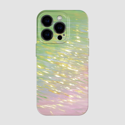 波光粼粼iPhone16promax苹果15手机壳14全包软保护套13mini小众艺术12创意p60耐脏高级感11适用xr华为p70pro