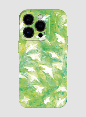 万物复苏iPhone16苹果15promax防摔14手机壳全包软壳13mini小众艺术12创意耐脏xs高级感11适用mate60华为p70