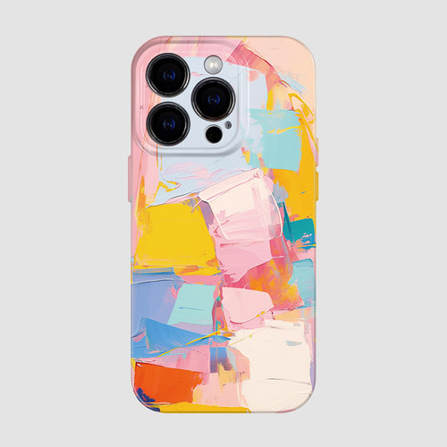 艺术生iPhone16苹果15promax全包手机壳软壳17pro小众油画12创意14耐脏xs高级适用mate40pro华为Pura70Pro