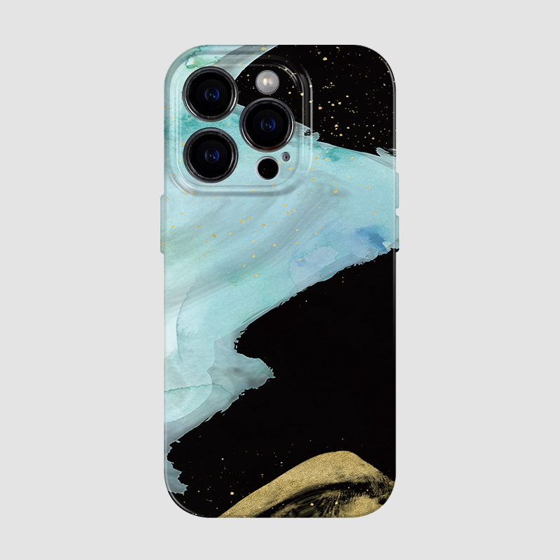 水彩画适用iphone15苹果14promax男生新款11简约13硅胶12小众高级感xs手机壳xr华为mate50保护套荣耀80全包