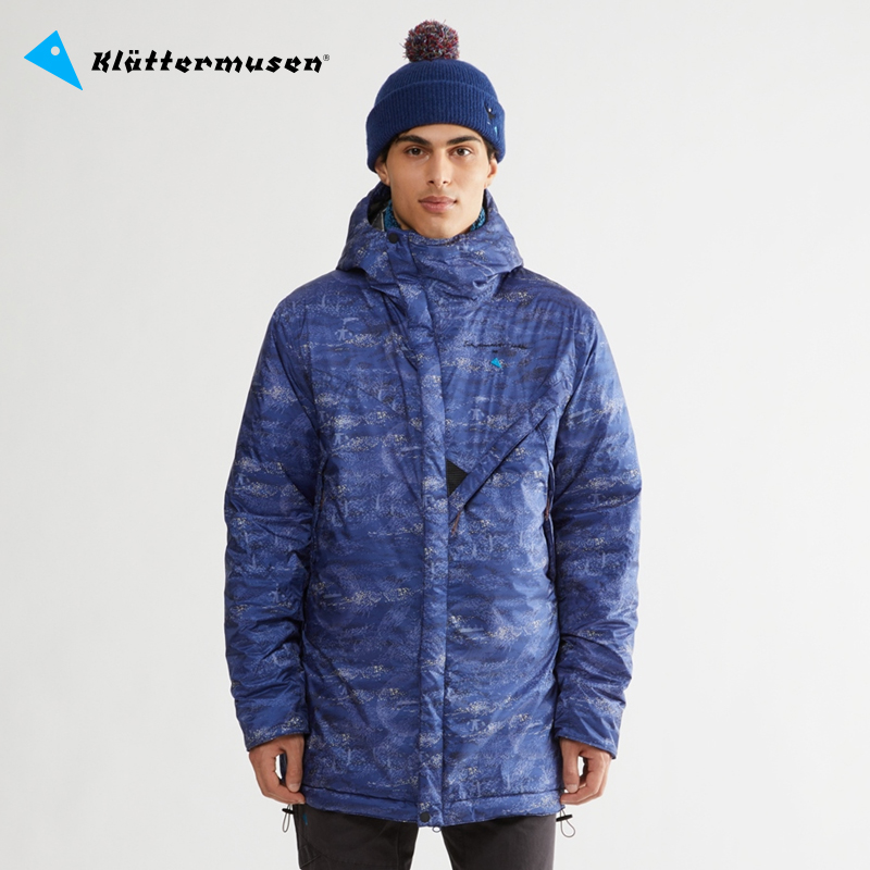 攀山鼠艺术家联名中长款羽绒服