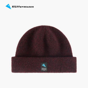 Klattermusen攀山鼠秋冬羊驼毛保暖帽保暖毛线帽子如尼文10048
