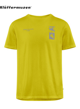 Klattermusen攀山鼠 男款棉制短袖T恤如尼文(精致版）10141