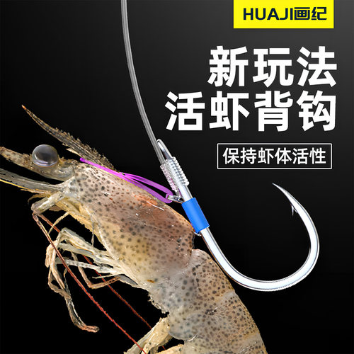 新款虾背钩不伤虾活虾钩