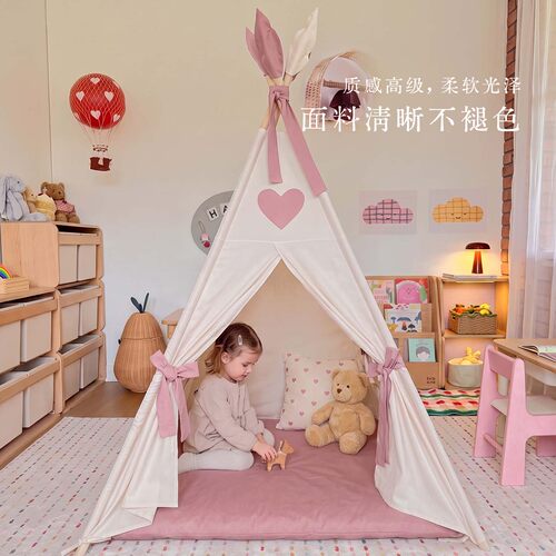 室内儿童印第安秘密小屋帐篷
