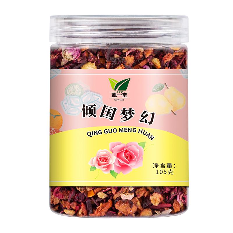 厦门花果茶玫瑰水果花茶网红罐装