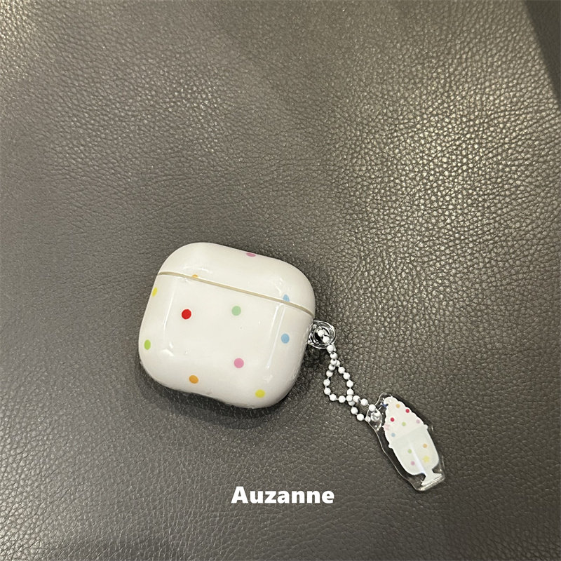 简约小众波点适用于airpodspro1代2代3代4代蓝牙耳机壳保护套,3C数码配件,耳机保护套,淘宝优惠券,粉丝福利购,淘宝优惠卷